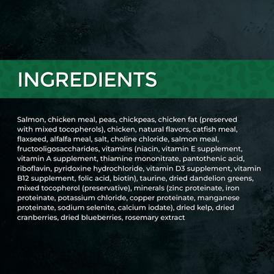 Show full view: Fussie Cat Market Fresh Salmon & Chicken Recipe Grain-Free Dry Cat Food, 10-lb bag slide 6 of 10