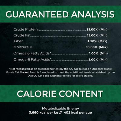 Show full view: Fussie Cat Market Fresh Salmon & Chicken Recipe Grain-Free Dry Cat Food, 10-lb bag slide 7 of 10