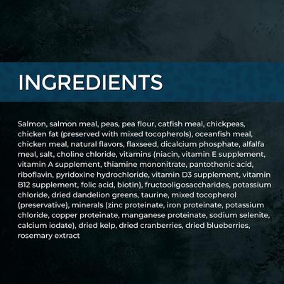 Show full view: Fussie Cat Market Fresh Salmon Recipe Grain-Free Dry Cat Food, 10-lb bag slide 6 of 10