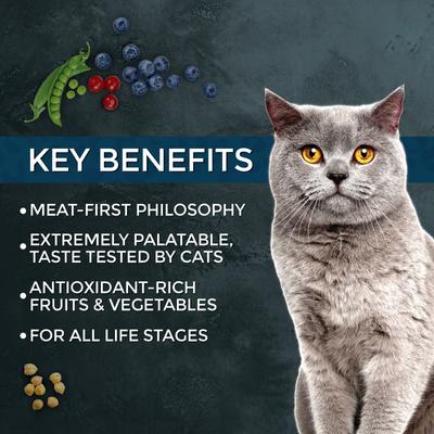 Show full view: Fussie Cat Market Fresh Salmon Recipe Grain-Free Dry Cat Food, 10-lb bag slide 5 of 10