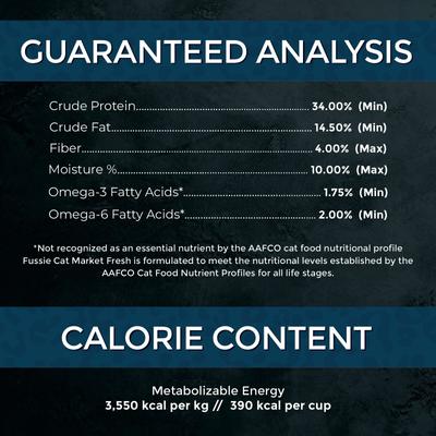 Show full view: Fussie Cat Market Fresh Salmon Recipe Grain-Free Dry Cat Food, 3.5-lb bag slide 7 of 10