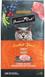 Fussie Cat Market Fresh Turkey Meal Recipe Grain-Free Dry Cat Food, 10-lb bag