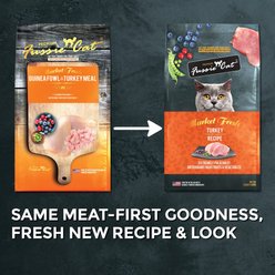 Fussie Cat Market Fresh Turkey Meal Recipe Grain-Free Dry Cat Food, 3.5-lb bag slide 2 of 7