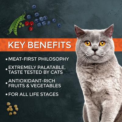 Show full view: Fussie Cat Market Fresh Turkey Meal Recipe Grain-Free Dry Cat Food, 3.5-lb bag slide 5 of 9