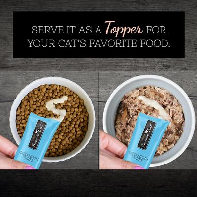 Show full view: Fussie Cat Ocean Fish Puree Lickable Cat Treats, 2-oz pouch slide 4 of 8