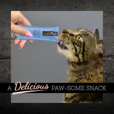 Show full view: Fussie Cat Ocean Fish & Salmon Puree Lickable Cat Treats, 2-oz pouch slide 5 of 7