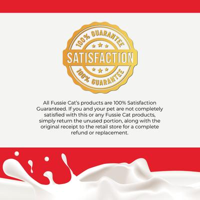 Show full view: Fussie Cat Premium Tuna with Salmon in Goat Milk Puree Lickable Cat Treats, 2-oz pouch, case of 4 slide 7 of 7