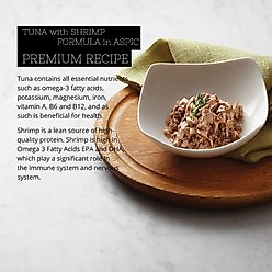 Fussie Cat Premium Tuna with Shrimp Formula in Aspic Grain-Free Canned Cat Food, 2.82-oz, case of 24 slide 2 of 6