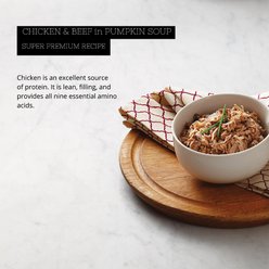 Fussie Cat Super Premium Chicken & Beef Formula in Pumpkin Soup Grain-Free Canned Cat Food, 2.8-oz, case of 24 slide 2 of 6