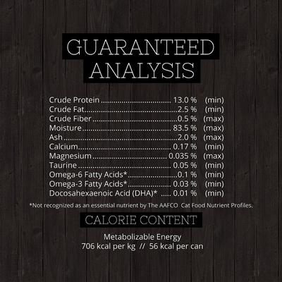 Show full view: Fussie Cat Super Premium Chicken & Beef Formula in Pumpkin Soup Grain-Free Canned Cat Food, 2.8-oz, case of 24 slide 5 of 9