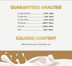 Fussie Cat Super Premium Chicken with Beef in Goat Milk Gravy Shredded Wet Cat Food, 2.47-oz can, case of 24 slide 2 of 7