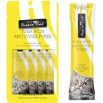 Fussie Cat Tuna Threadfin Puree Lickable Cat Treats, 2-oz pouch