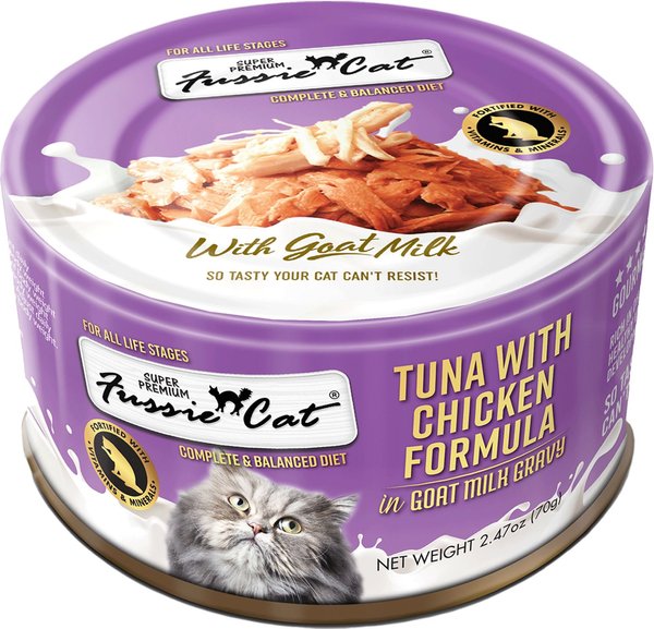 Fussie Cat Tuna with Chicken Formula in Gravy Cat Food