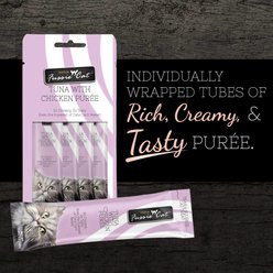 Fussie Cat Tuna with Chicken Puree Lickable Cat Treats, 0.5-oz pouch, pack of 4 slide 2 of 6