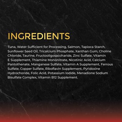 Show full view: Fussie Cat Tuna with Salmon in Gravy Wet Cat Food, 2.82-oz can, case of 24 slide 6 of 9