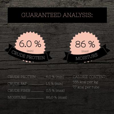 Show full view: Fussie Cat Tuna with Shrimp Puree Lickable Cat Treats, 0.5-oz pouch, pack of 4 slide 5 of 8