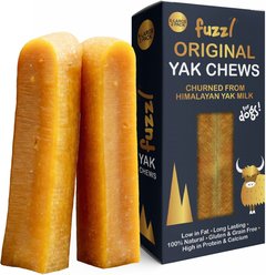 Fuzzl Yak Original Giant Cheese Natural Dog Chew, 2 count, 7.9-oz box
