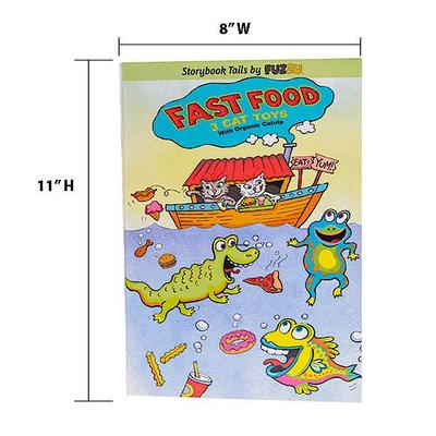 Show full view: FUZZU Fast Food Cats Book, 11x7-in 3/4x1/2-in, 24 slide 4 of 9