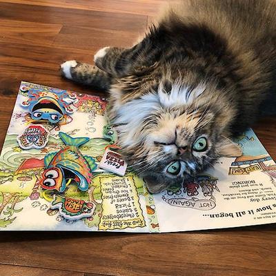 Show full view: FUZZU Fast Food Cats Book, 11x7-in 3/4x1/2-in, 24 slide 9 of 9