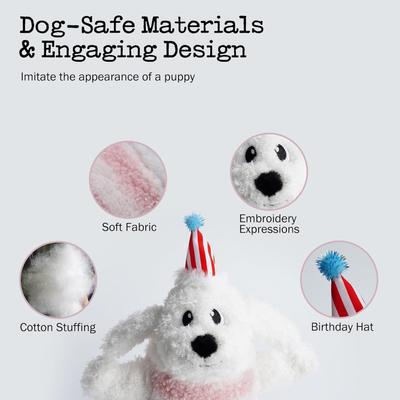 Show full view: Fuzzwoof Birthday Cake Singing & Dancing Teddy Dog Toy, White slide 4 of 8