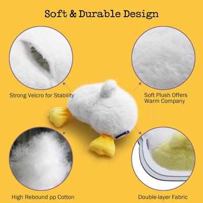 Show full view: Fuzzwoof Hilarious Farting Duck Butt Plush Dog Toy, Yellow slide 6 of 8