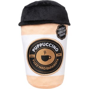 FuzzYard Barkrista Puppuccino Squeaky Plush Dog Toy