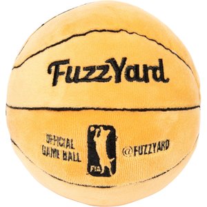 FuzzYard Basketball Squeaky Plush Dog Toy