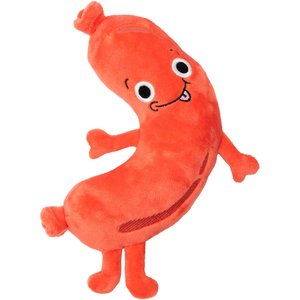 FuzzYard Brad-Wurst Squeaky Plush Dog Toy