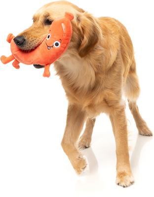 Show full view: FuzzYard Brad-Wurst Squeaky Plush Dog Toy slide 5 of 9