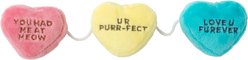 FuzzYard Candy Hearts Plush Cat Toy with Catnip