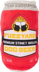 FuzzYard Dog Beer Squeaky Plush Dog Toy