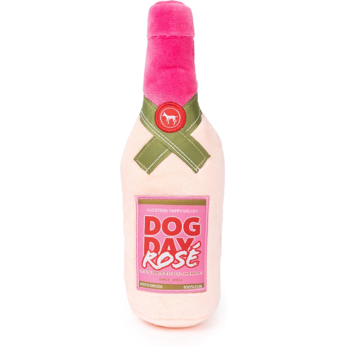 FuzzYard Dog Day Rose Squeaky Plush Dog Toy