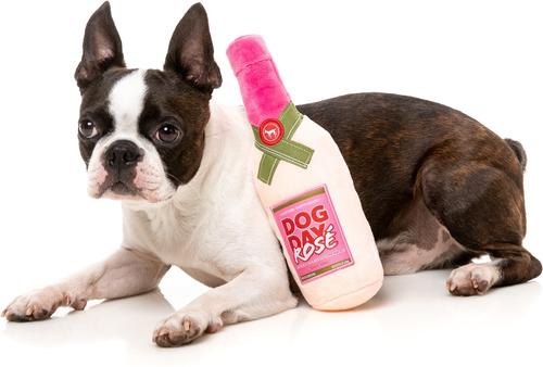 Show full view: FuzzYard Dog Day Rose Squeaky Plush Dog Toy slide 4 of 6