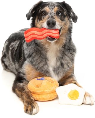 Show full view: FuzzYard Dog's Breakfast Squeaky Plush Dog Toy, 3 count slide 6 of 8