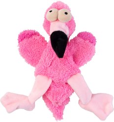 FuzzYard Flat Out Nasties Flo The Flamingo Squeaky Stuffing-Free Plush Dog Toy