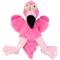 Show in main carousel: FuzzYard Flat Out Nasties Flo The Flamingo Squeaky Stuffing-Free Plush Dog Toy slide 1 of 8