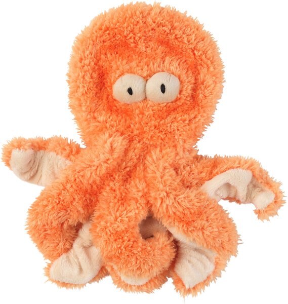 FuzzYard Flat Out Nasties Sir Legs A Lot The Octopus Squeaky Stuffing-Free Plush Dog Toy