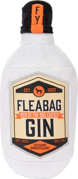 Show full view: FuzzYard Fleabag Gin Squeaky Plush Dog Toy slide 1 of 5