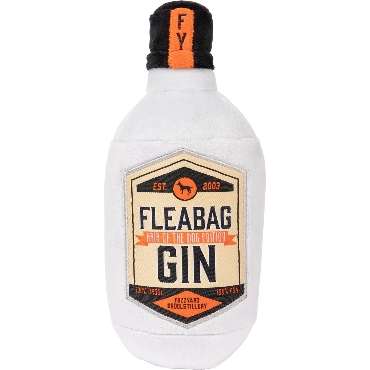 FuzzYard Fleabag Gin Squeaky Plush Dog Toy