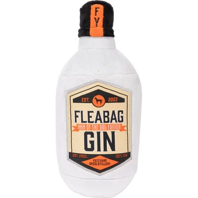 FuzzYard FuzzYard Fleabag Gin Squeaky Plush Dog Toy