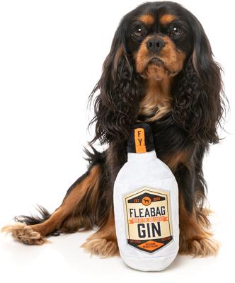 Show full view: FuzzYard Fleabag Gin Squeaky Plush Dog Toy slide 2 of 5