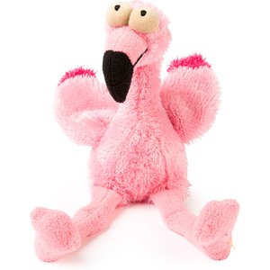 FuzzYard Flo Flamingo Squeaky Plush Dog Toy, Large