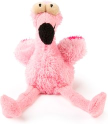FuzzYard Flo Flamingo Squeaky Plush Dog Toy, Small