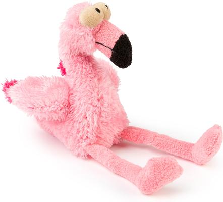 Show full view: FuzzYard Flo Flamingo Squeaky Plush Dog Toy, Small slide 2 of 6