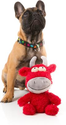 Show full view: FuzzYard Jordan Bull Squeaky Plush Dog Toy, Large slide 5 of 7