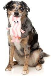 FuzzYard Kevin Bacon-Strip Squeaky Plush Dog Toy slide 2 of 9