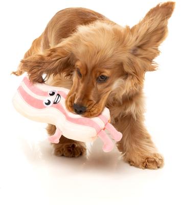 Show full view: FuzzYard Kevin Bacon-Strip Squeaky Plush Dog Toy slide 6 of 10