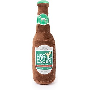 FuzzYard Leg Liftin' Lager Squeaky Plush Dog Toy