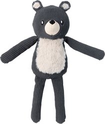 FuzzYard Life Bear Squeaky Plush Dog Toy, Slate Grey