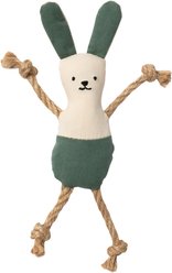 FuzzYard Life Bunny Plush Cat Toy with Catnip, Myrtle Green